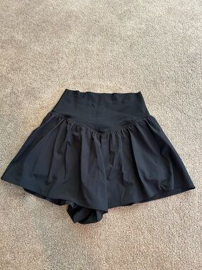 Women's Black Athletic Shorts - Performance Running shorts